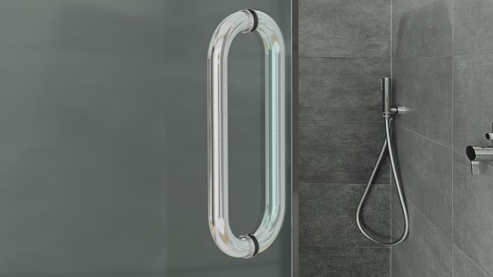 Tay nắm cửa kính mẫu 6