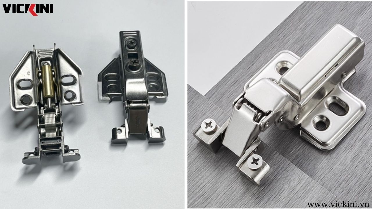 Bản lề bật cho tủ cánh kính khung nhôm chất lượng 