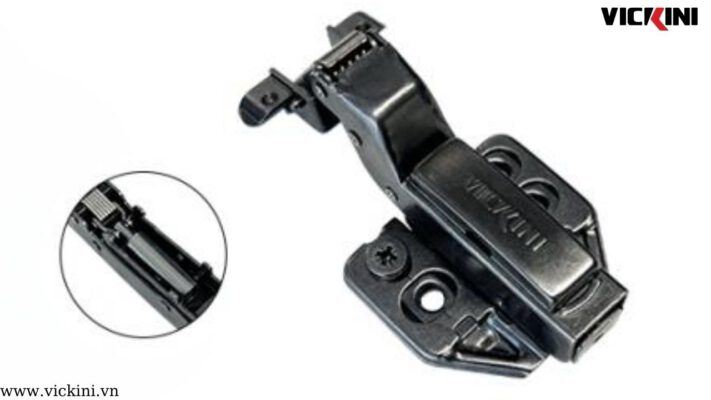 Bản lề bật cho tủ cánh kính khung nhôm loại cong nhiều Vickini