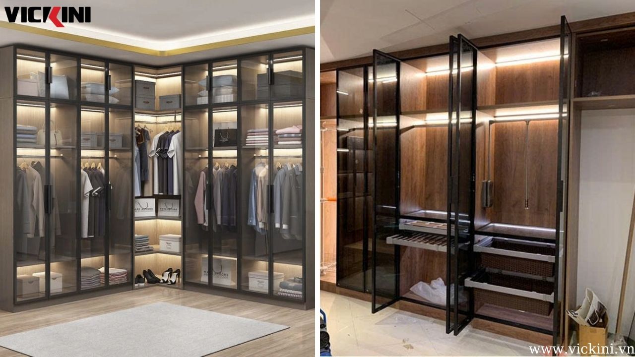 Tủ kính quần áo