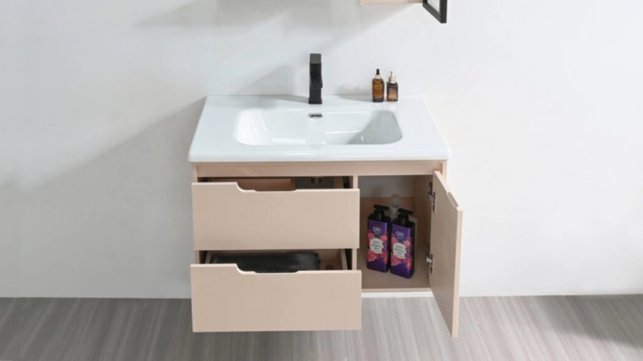Bản lề giảm chấn cho tủ lavabo phòng tắm