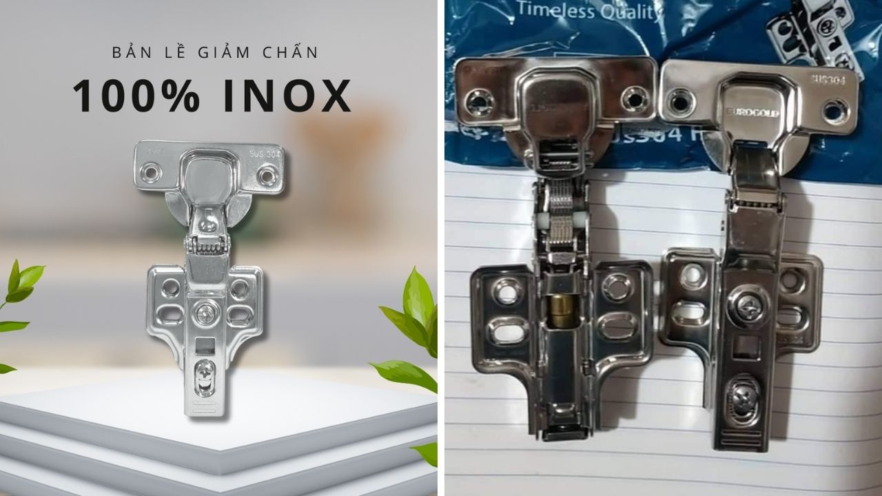 Bảng báo giá bản lề giảm chấn tủ gỗ Eurogold