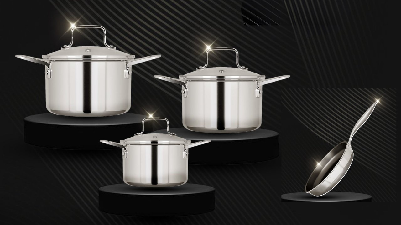 Bộ nồi chảo Inox 304 Eurogold