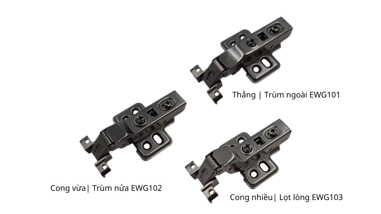 Các Dòng Bản Lề Cánh Kính Khung Nhôm Eurogold Phổ Biến
