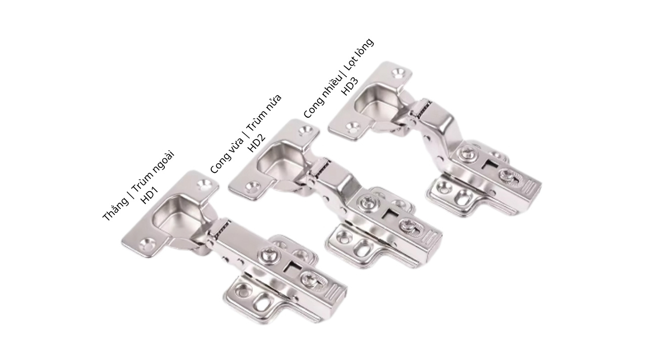 Các Mẫu Bản Lề Thép Eurogold Được Sử Dụng Phổ Biến