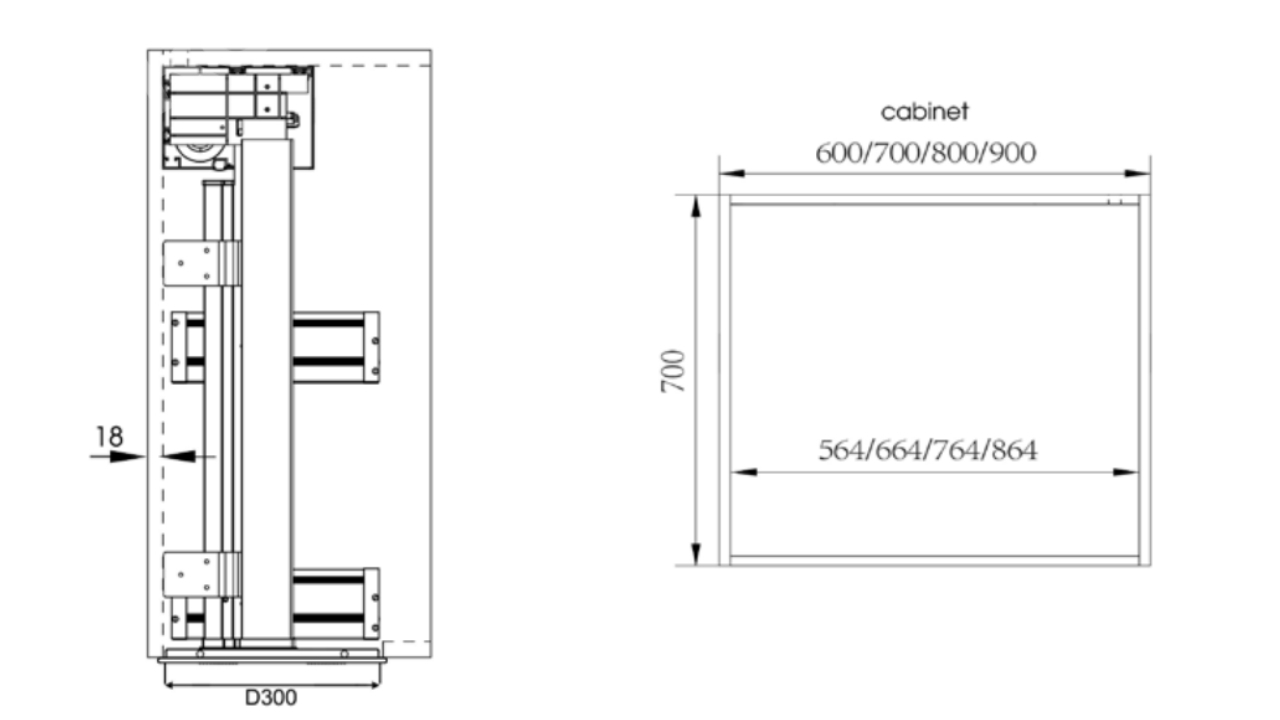 Các công đoạn chuẩn bị khoang tủ và dụng cụ kỹ thuật trước khi lắp giá bát nâng hạ điện Eurogold