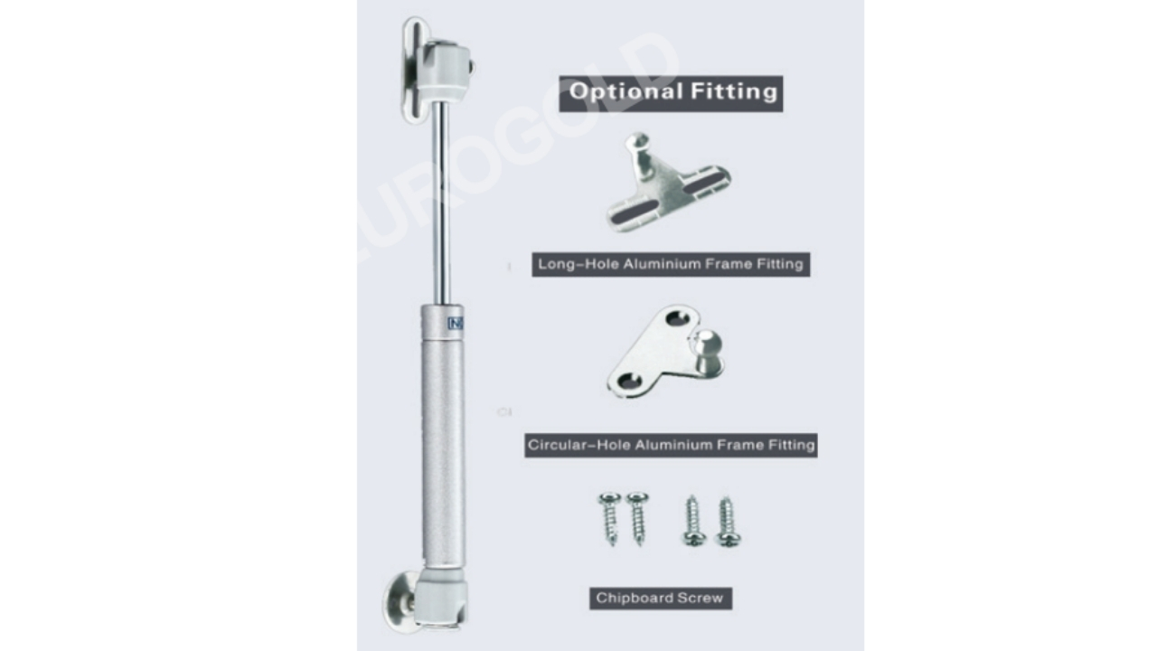 Cấu tạo cơ khí của thanh piston nâng cánh tủ bếp Eurogold