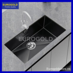 Chậu Rửa Bát 1 Hố Chống Xước Inox 304 Eurogold EUC18045ED