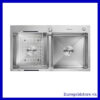 Chậu Rửa Bát 2 Hố Cân Inox 304 Eurogold EUS18248