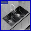 Chậu Rửa Bát 2 Hố Chống Xước Inox 304 Eurogold EUC28746ED