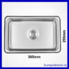 Chậu Rửa Nhỏ Chống Xước Inox 304 Eurogold ESA11