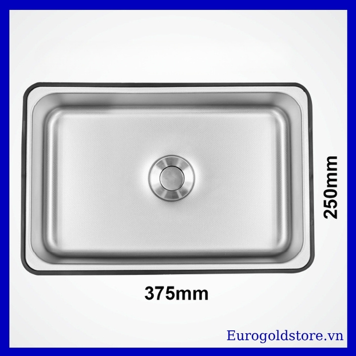 Chậu Rửa Nhỏ Chống Xước Inox 304 Eurogold ESA12 Chậu Rửa Nhỏ Chống Xước Inox 304 Eurogold ESA12