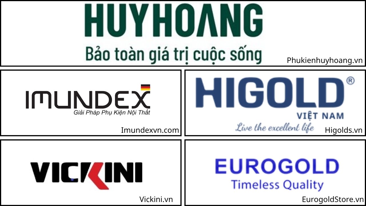 Điểm danh các thương hiệu bản lề tủ chính hãng