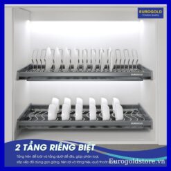 Giá Bát Cố Định Inox 304 Nan Oval 800mm Eurogold EPO8380VX