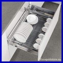Giá Bát Đa Năng Inox 304 Nan Dẹt 750mm Eurogold EPD7275VX