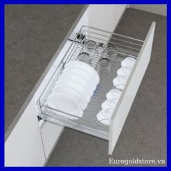 Giá Bát Đa Năng Inox 304 Nan Tròn 750mm Eurogold EGT7175VX