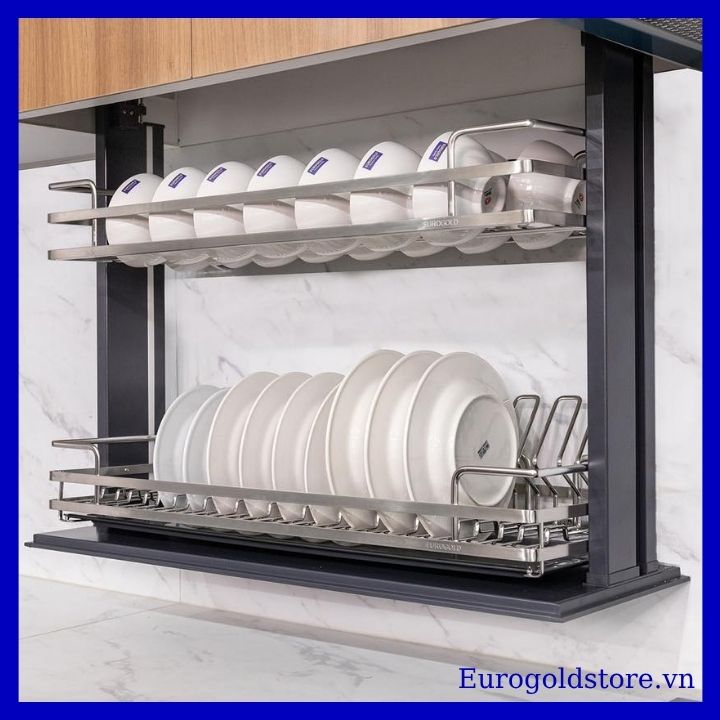 Giá Bát Nâng Hạ Điện Inox 304 800mm Eurogold ESP9980Pro Giá Bát Nâng Hạ Điện Inox 304 800mm Eurogold ESP9980Pro