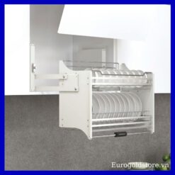 Giá Bát Nâng Hạ Inox 201 Mạ Chrome 600mm Eurogold EUI160