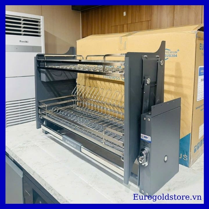Giá Bát Nâng Hạ Inox 304 900mm Eurogold EVI990LG Giá Bát Nâng Hạ Inox 304 900mm Eurogold EVI990LG