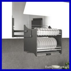 Giá Bát Nâng Hạ Inox 304 Màu Ghi 600mm Eurogold EUT9160VX