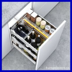 Giá Dao Thớt Gia Vị Inox Hộp 350mm Eurogold EUB5535