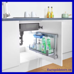 Giá Đựng Chai Lọ Tẩy Rửa Inox Hộp Cánh Mở 250mm Eurogold ETR2725