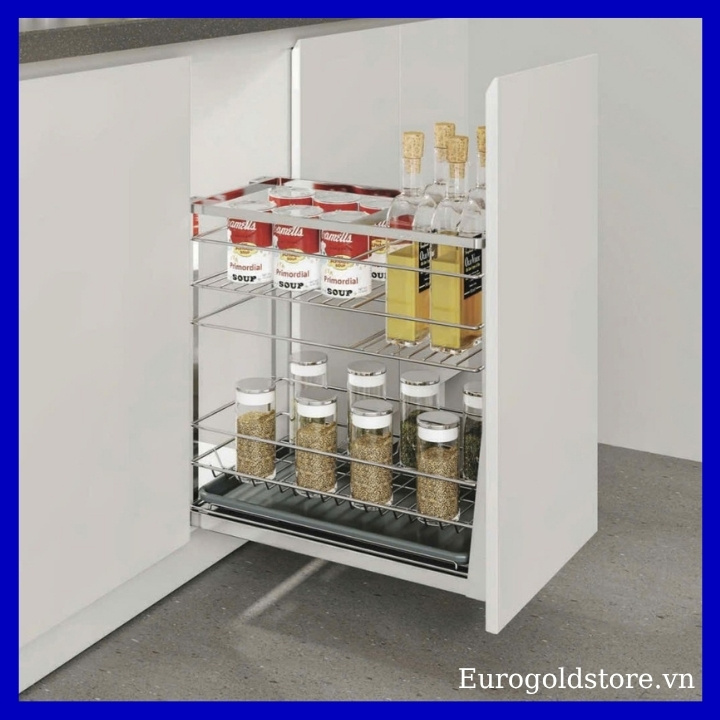 Giá Gia Vị Inox 304 Nan Dẹt 200mm Eurogold EPD4620VX Giá Gia Vị Inox 304 Nan Dẹt 200mm Eurogold EPD4620VX