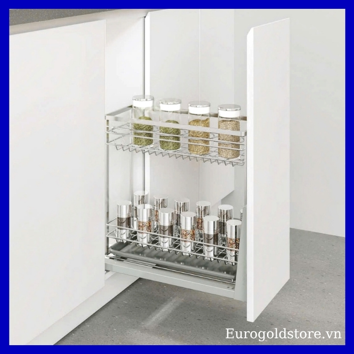 Giá Gia Vị Inox 304 Nan Dẹt 250mm Eurogold EPD4225VX Giá Gia Vị Inox 304 Nan Dẹt 250mm Eurogold EPD4225VX