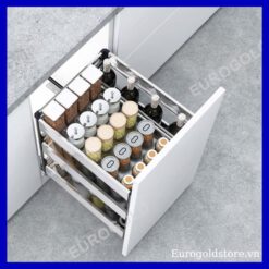 Giá Gia Vị Inox Hộp 350mm Eurogold EUB4535