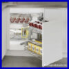 Giá Góc Liên Hoàn Mở Phải Inox 304 Nan Tròn Eurogold ELT102R