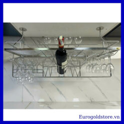 Giá Treo Ly Inox 304 Nan Dẹt 900mm Eurogold ETW8090