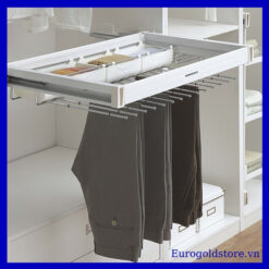 Giá Vắt Quần Âu Kết Hợp Để Trang Sức Màu Trắng 600mm Eurogold EVA560