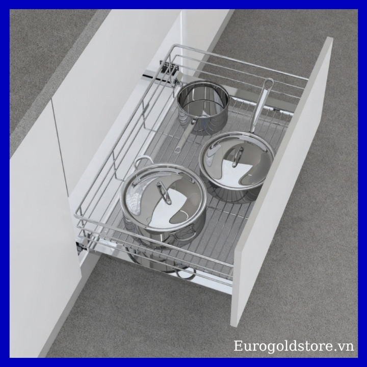 Giá Xoong Nồi Inox 304 Nan Tròn 750mm Eurogold EGT6175VX Giá Xoong Nồi Inox 304 Nan Tròn 750mm Eurogold EGT6175VX