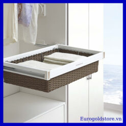 Giỏ Để Đồ Gấp Màu Trắng Giá Mây 900mm Eurogold EUA2190