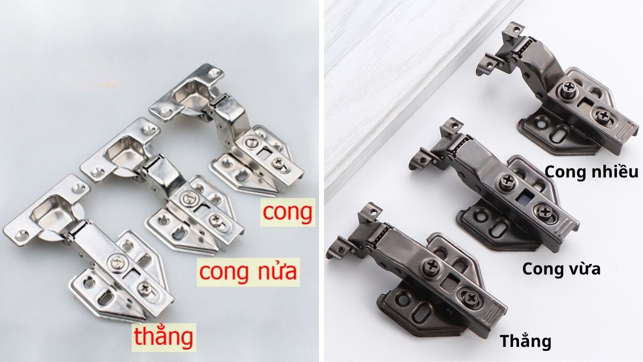 Hướng dẫn cách chọn kiểu dáng bản lề Eurogold phù hợp