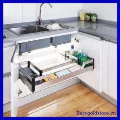 Kệ Để Đồ Đa Năng Dưới Chậu Rửa Inox Hộp 800mm Eurogold ETR2880