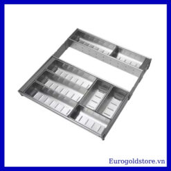 Khay Chia Thìa Dĩa Inox 304 Mở Rộng 500mm Eurogold ETC650E