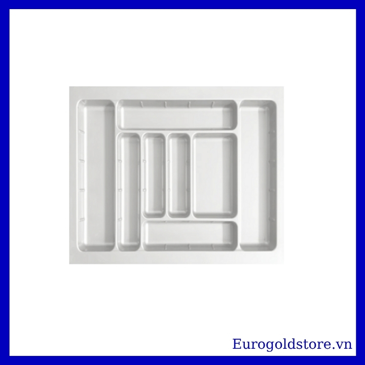 Khay Chia Thìa Dĩa Nhựa Màu Trắng 800mm Eurogold ETC800W Khay Chia Thìa Dĩa Nhựa Màu Trắng 800mm Eurogold ETC800W