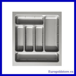Khay Chia Thìa Dĩa Nhựa Màu Xám 500mm Eurogold ETC500G