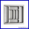 Khay Chia Thìa Dĩa Nhựa Màu Xám 700mm Eurogold ETC700G