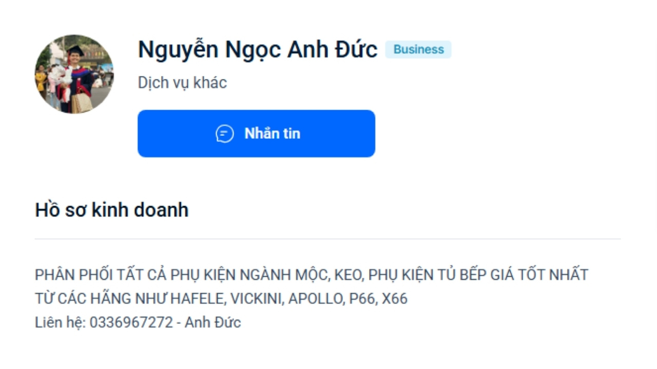Liên hệ nhân viên tư vấn phụ kiện Eurogold qua Zalo