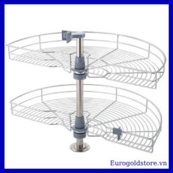 Mâm Xoay 1/2 Góc Mở 180º Inox 201 Nan Tròn Eurogold TR180A