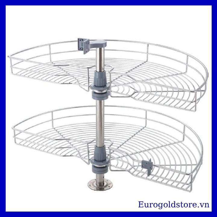 Mâm Xoay 1/2 Góc Mở 180º Inox 201 Nan Tròn Eurogold TR180A Mâm Xoay 1/2 Góc Mở 180º Inox 201 Nan Tròn Eurogold TR180A