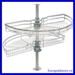 Mâm Xoay 1/2 Góc Mở 180º Inox 304 Nan Dẹt Eurogold EXL18080