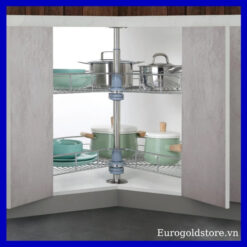 Mâm Xoay 3/4 Góc Mở 270º Inox 201 Nan Tròn Eurogold TR270A
