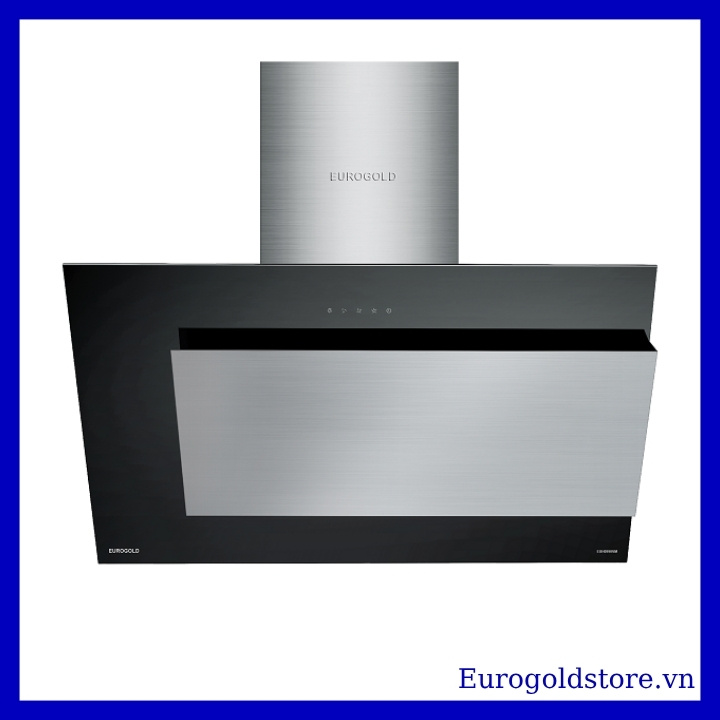 Máy Hút Mùi Áp Tường Kính Vát 90cm Eurogold EHM8390 Máy Hút Mùi Áp Tường Kính Vát 90cm Eurogold EHM8390