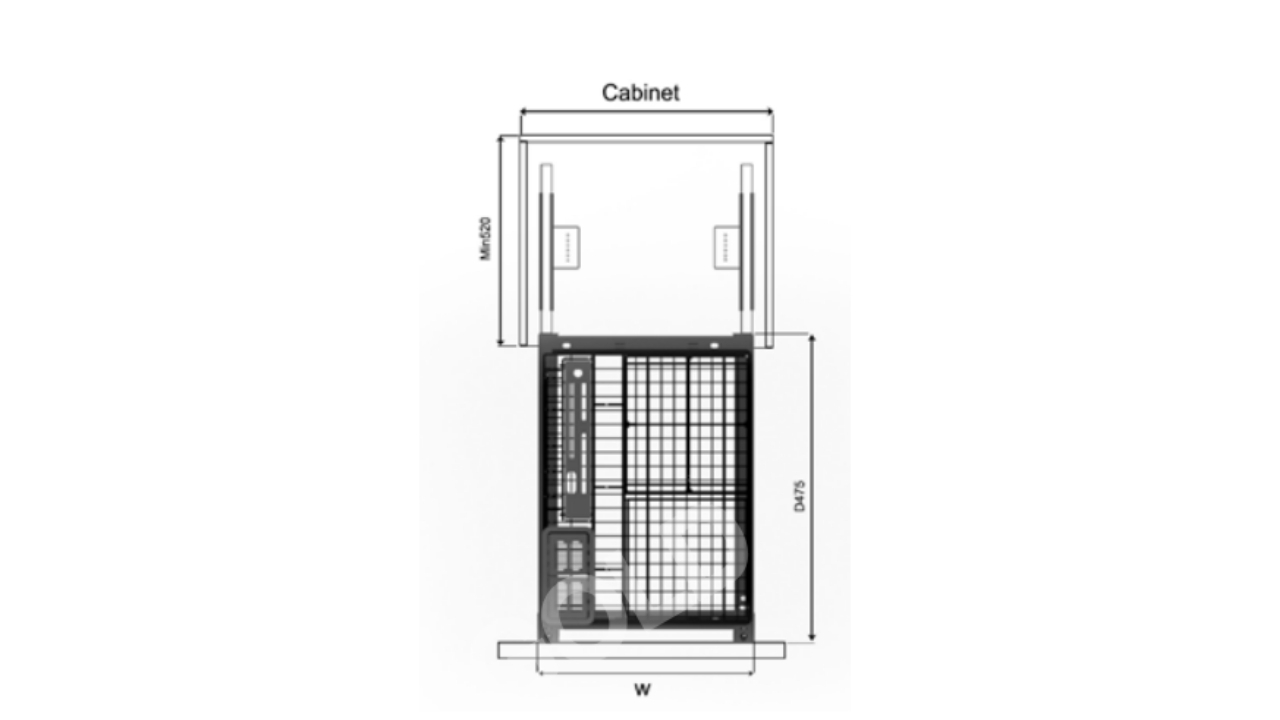 Thông Số Kỹ Thuật Giá Dao Thớt Gia Vị Inox 304 Nan Dẹt 400mm Eurogold EPD5240VX