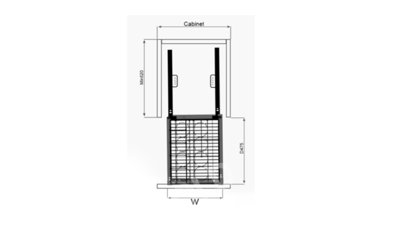 Thông Số Kỹ Thuật Giá Gia Vị Inox 304 Nan Dẹt 350mm Eurogold EPD4235VX