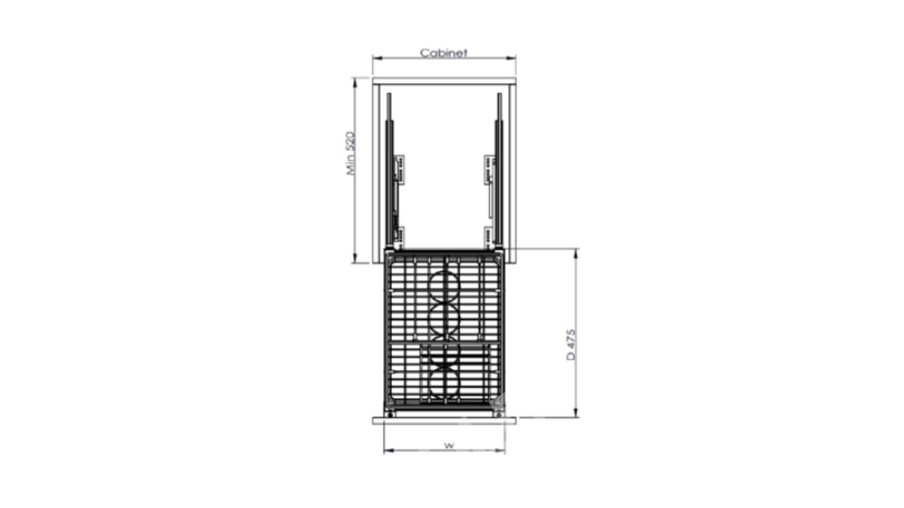 Thông Số Kỹ Thuật Giá Gia Vị Inox 304 Nan Dẹt 400mm Eurogold EPD4640VX