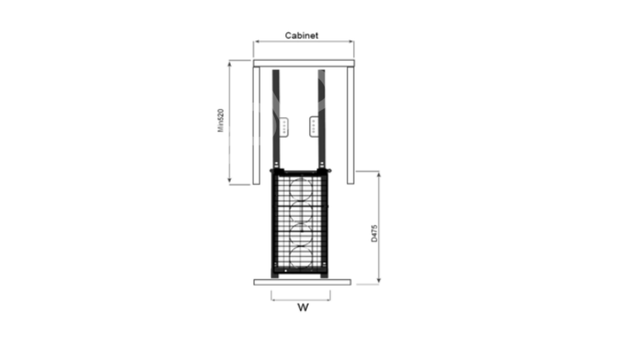 Thông Số Kỹ Thuật Giá Gia Vị Inox 304 Nan Vuông 250mm Eurogold ERV4425VX